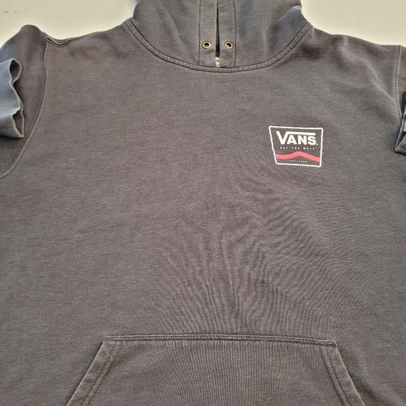 Vans black hoodie - Men's size Large. - Picture 2 of 15